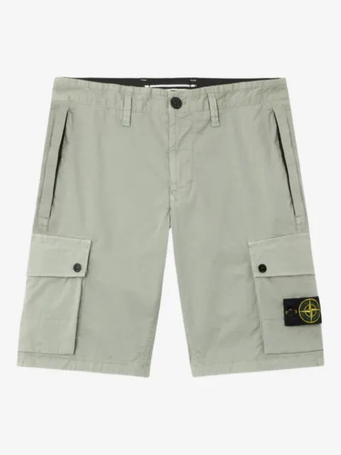 Stone Island short en sergé à poches cargo
