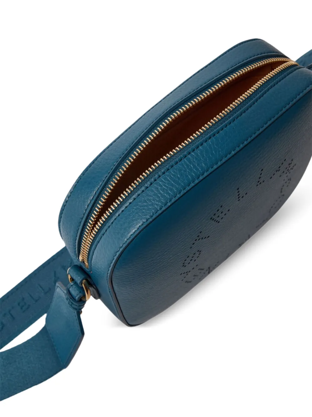 Stella McCartney Crossbodytas met logo Blauw