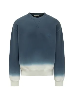 Balenciaga オールオーバーロゴ プルオーバー | ブルー | FARFETCH JP