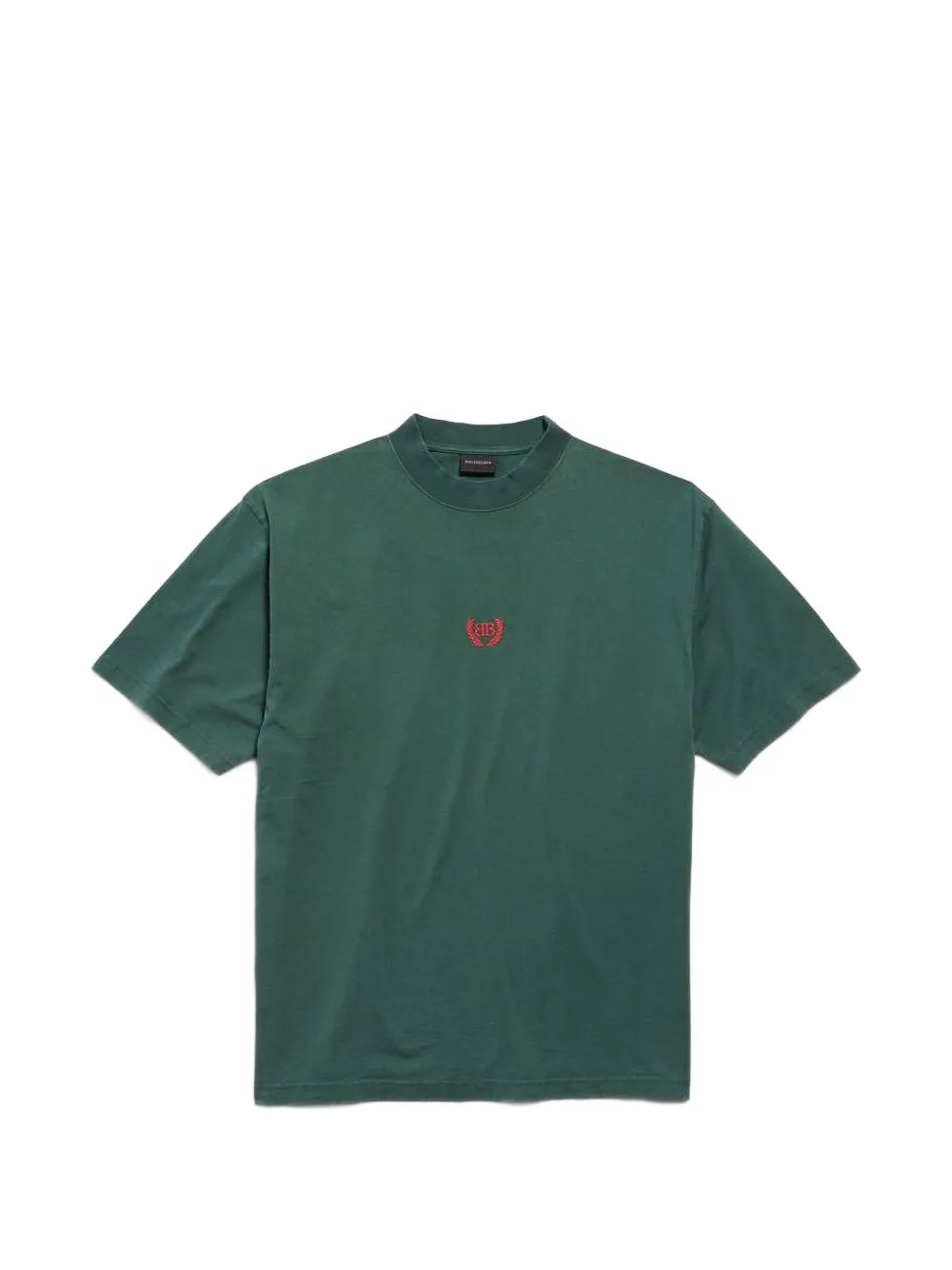 Balenciaga T-shirt met logo Groen