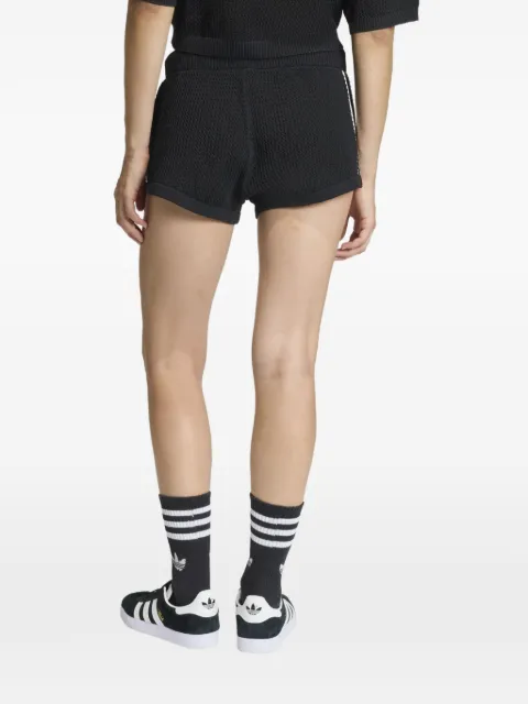 adidas stripes drawstring shorts