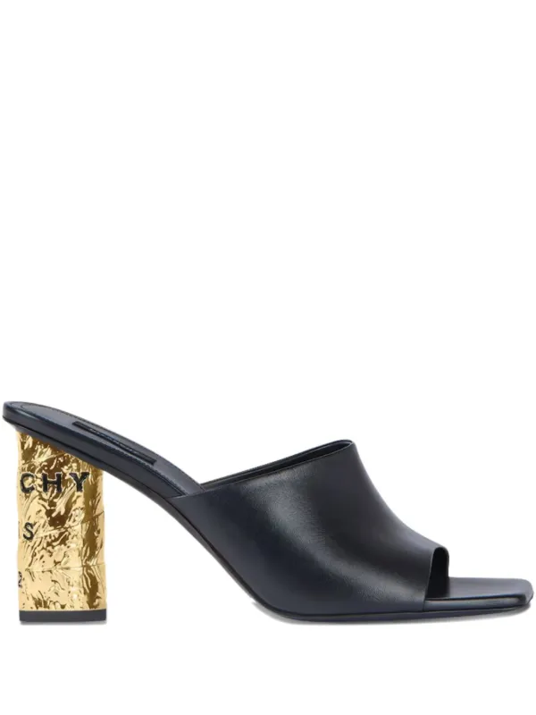 Givenchy シリンダーヒール サンダル | ブラック | FARFETCH JP