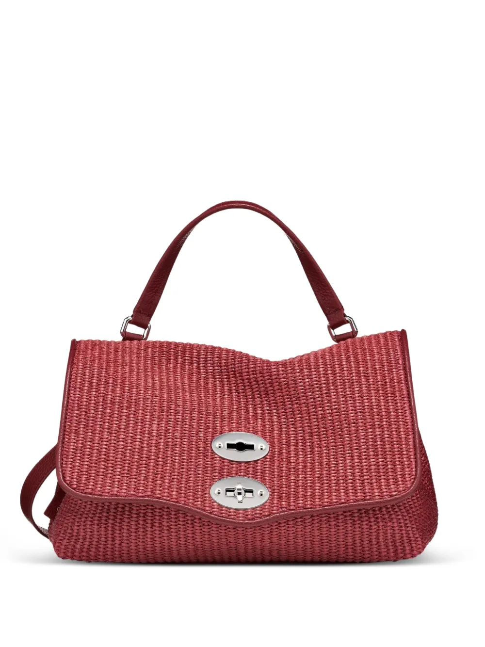 Zanellato small Postina twist-lock-fastening tote bag - Rosso