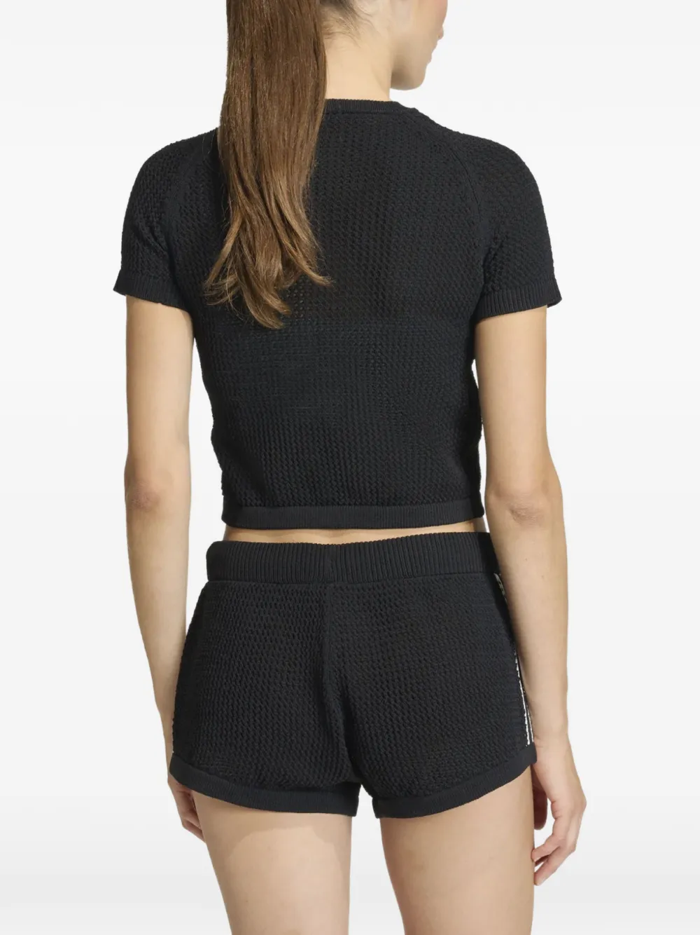 adidas Gebreid T-shirt Zwart