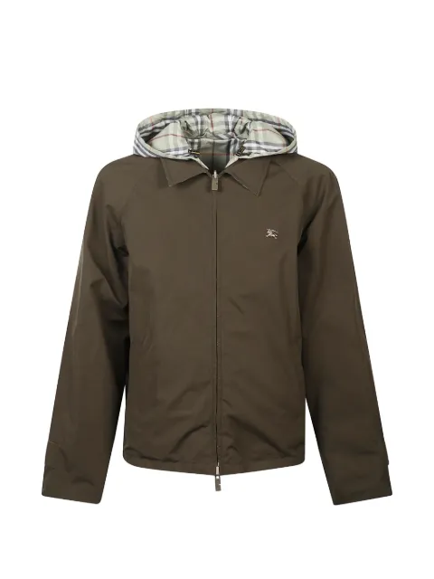 Burberry check hooded jacket