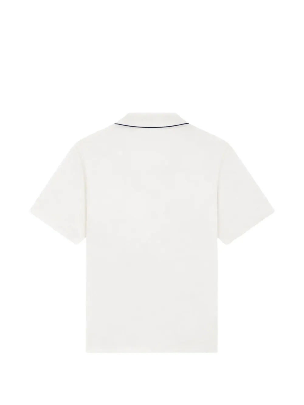Drôle De Monsieur Poloshirt met opgestikte zak Wit