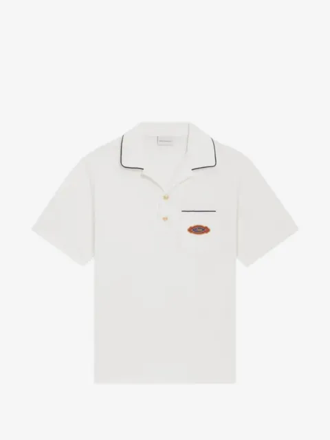 Drôle De Monsieur trim-pocket polo shirt
