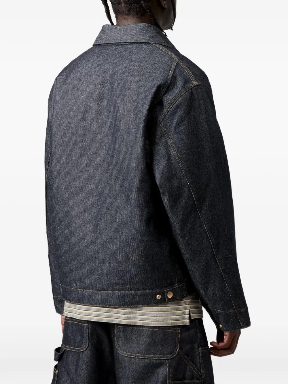 Carhartt WIP Jack met logopatch Blauw