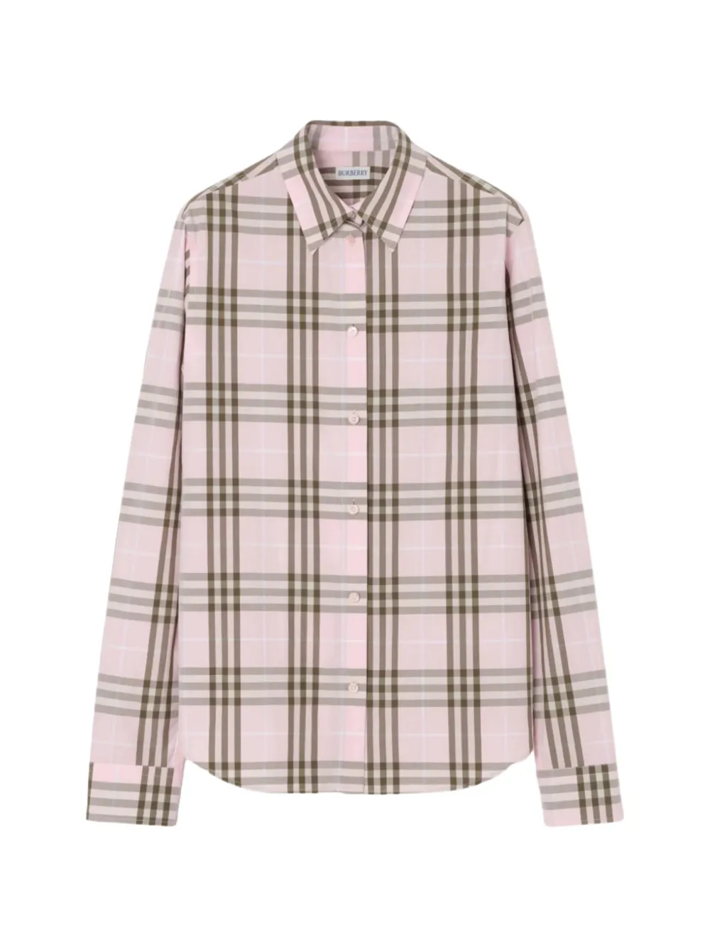 Burberry Camicia con motivo tartan - Rosa