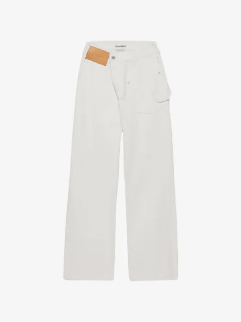 JW Anderson jean à patch logo