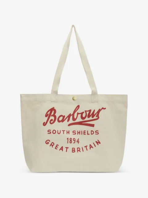 Barbour ロゴグラフィック ハンドバッグ