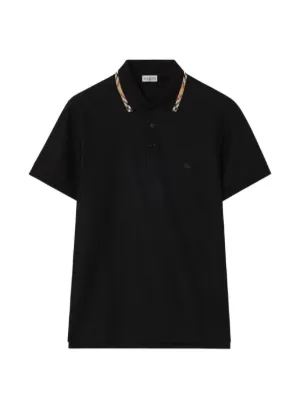 Burberry チェッカーカラー ポロシャツ | ブラック | FARFETCH JP