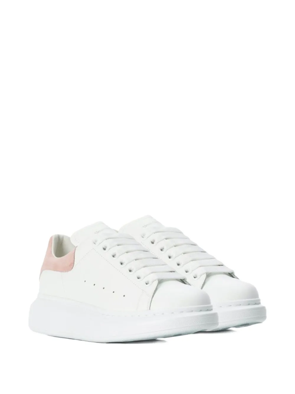 Alexander McQueen suede detail sneakers - Wit