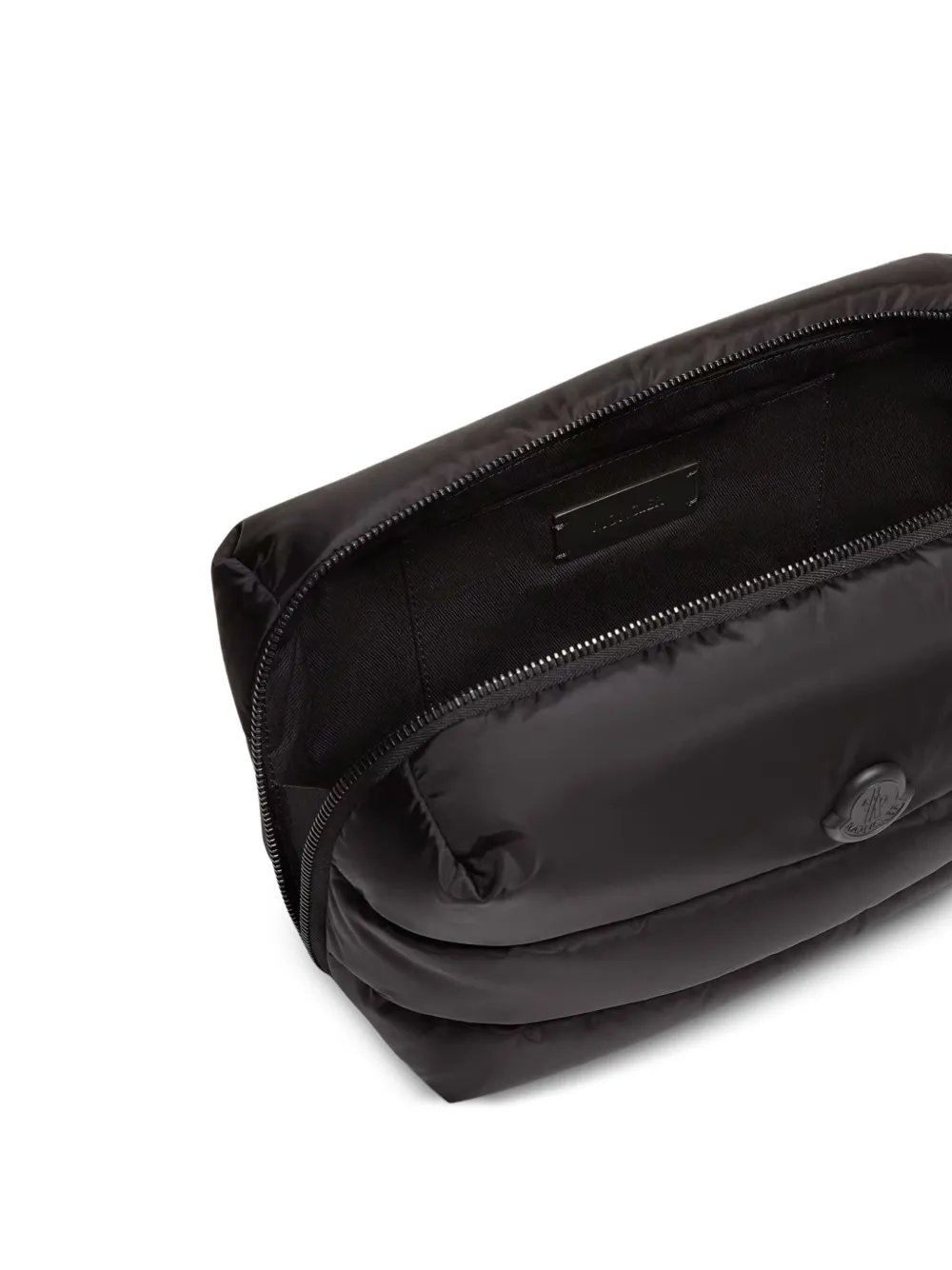 Moncler Caradoc gewatteerde toilettas Zwart