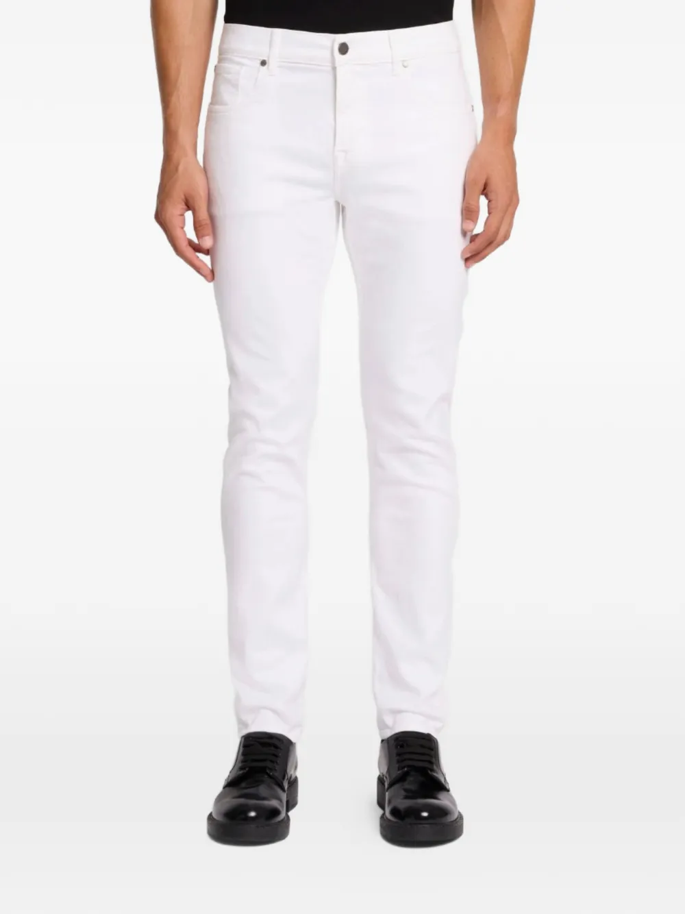7 For All Mankind Jeans met vijf zakken Wit