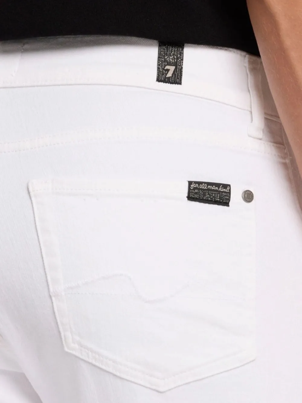 7 For All Mankind Jeans met vijf zakken Wit