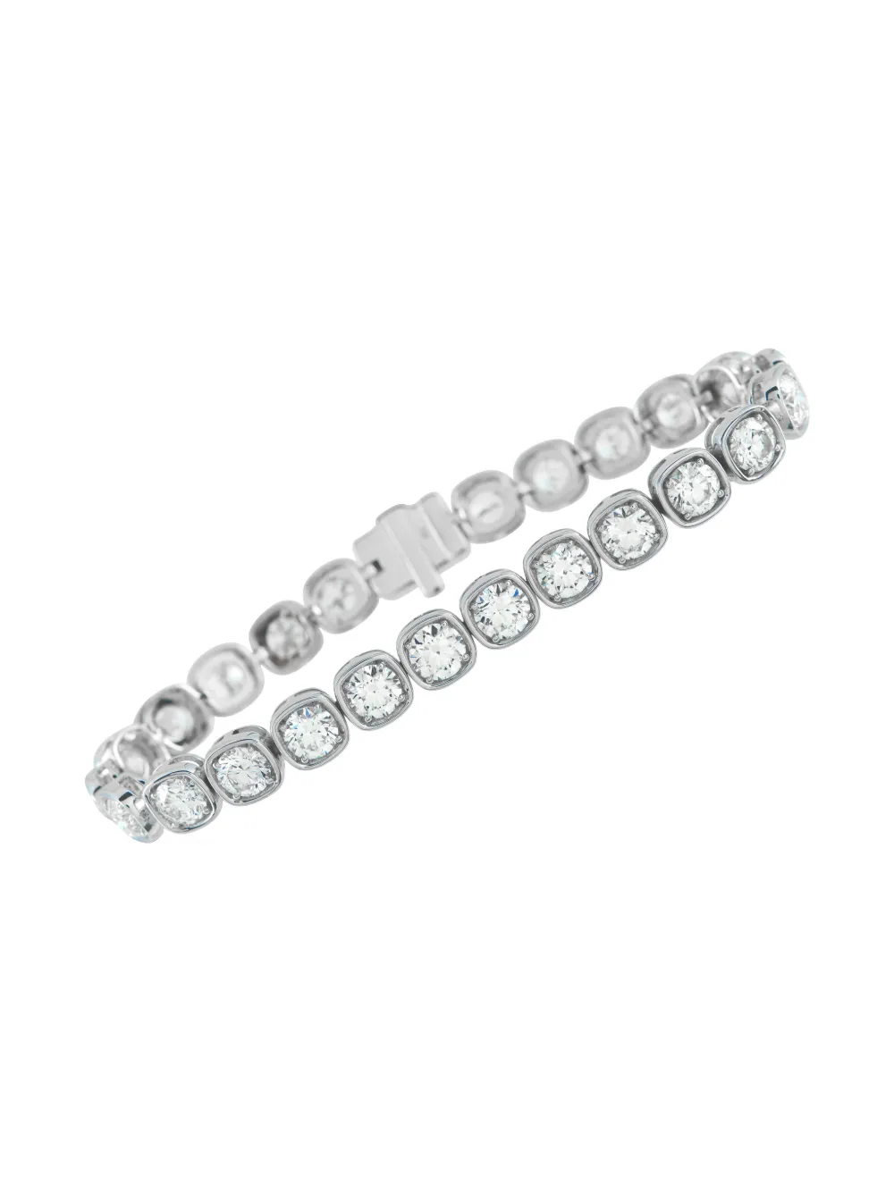 LB Exclusive round-cut diamond bracelet - Silber