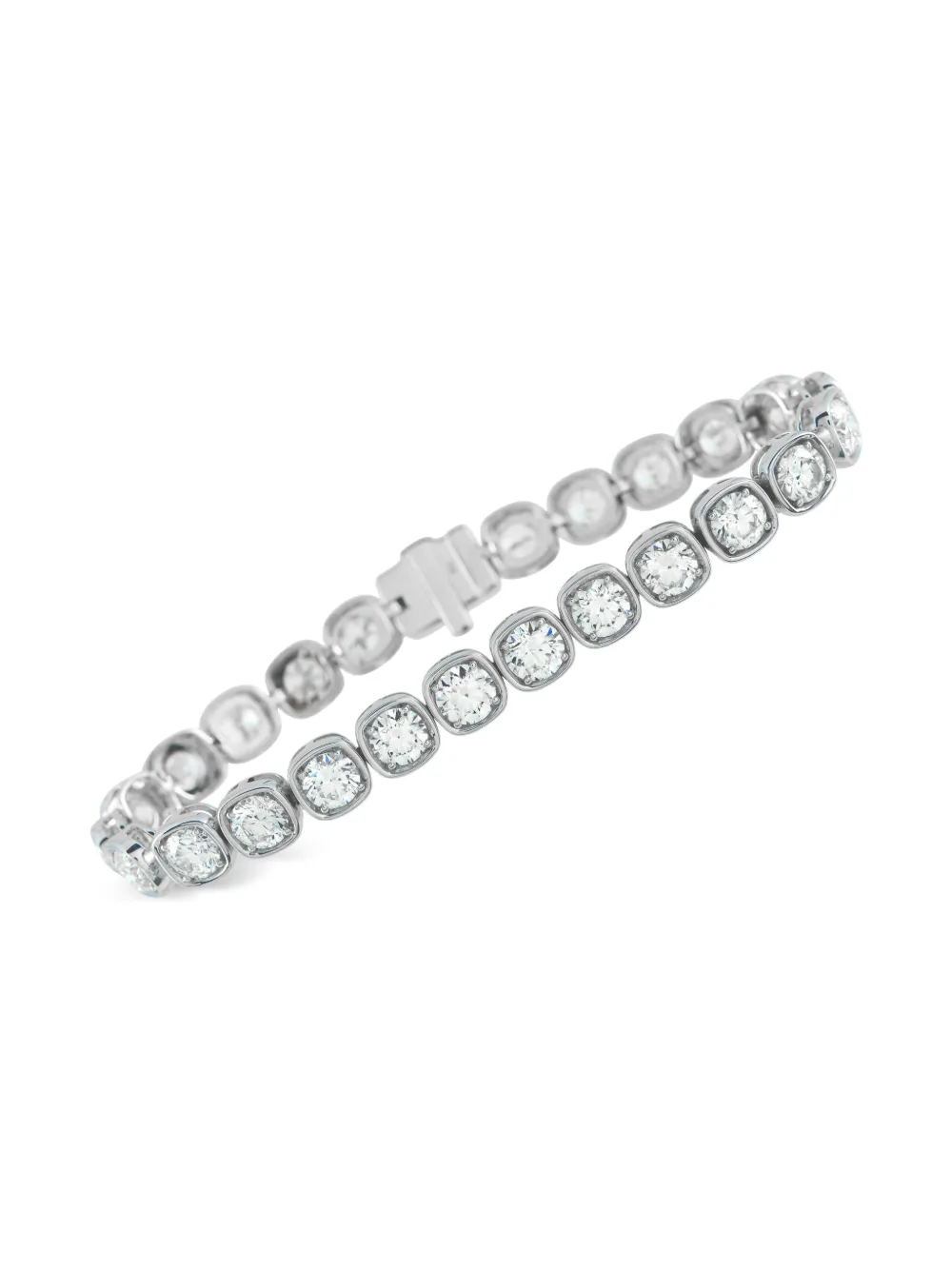 LB Exclusive round-cut diamond bracelet - Silber