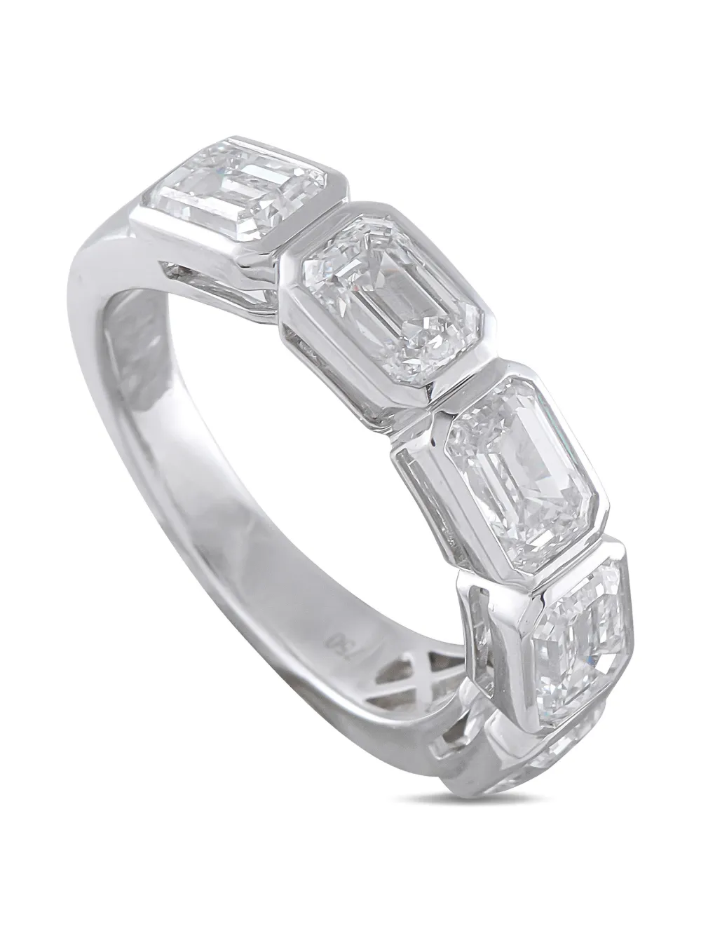 LB Exclusive diamond white gold ring - Argento