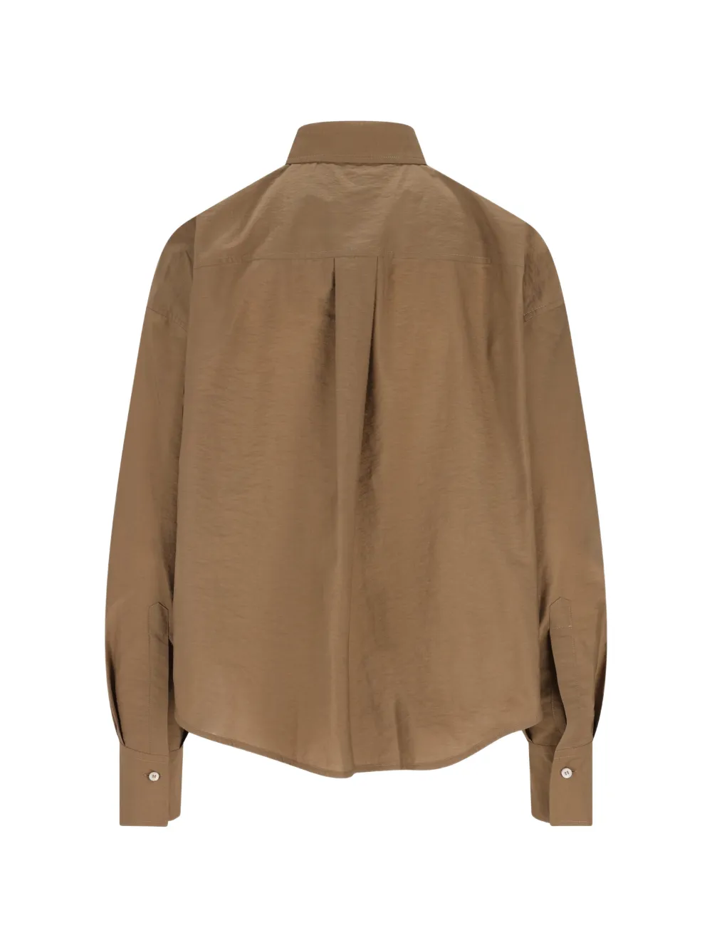 Brunello Cucinelli sequin-embellished shirt - Beige