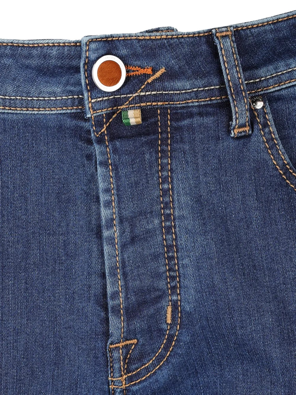 Jacob Cohën Jeans met contrasterende stiksels Blauw