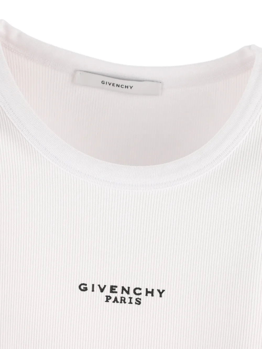Givenchy Slim-fit tanktop van katoen met Paris-print Wit