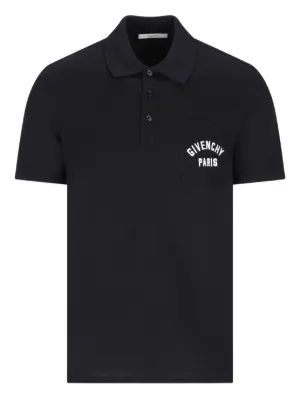 Givenchy polo シャツ Givenchy Camisa Polo Com Placa De Logo | Preto | FARFETCH BR