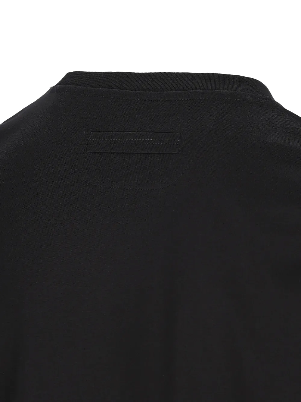 Zegna T-shirt met geborduurd logo Zwart