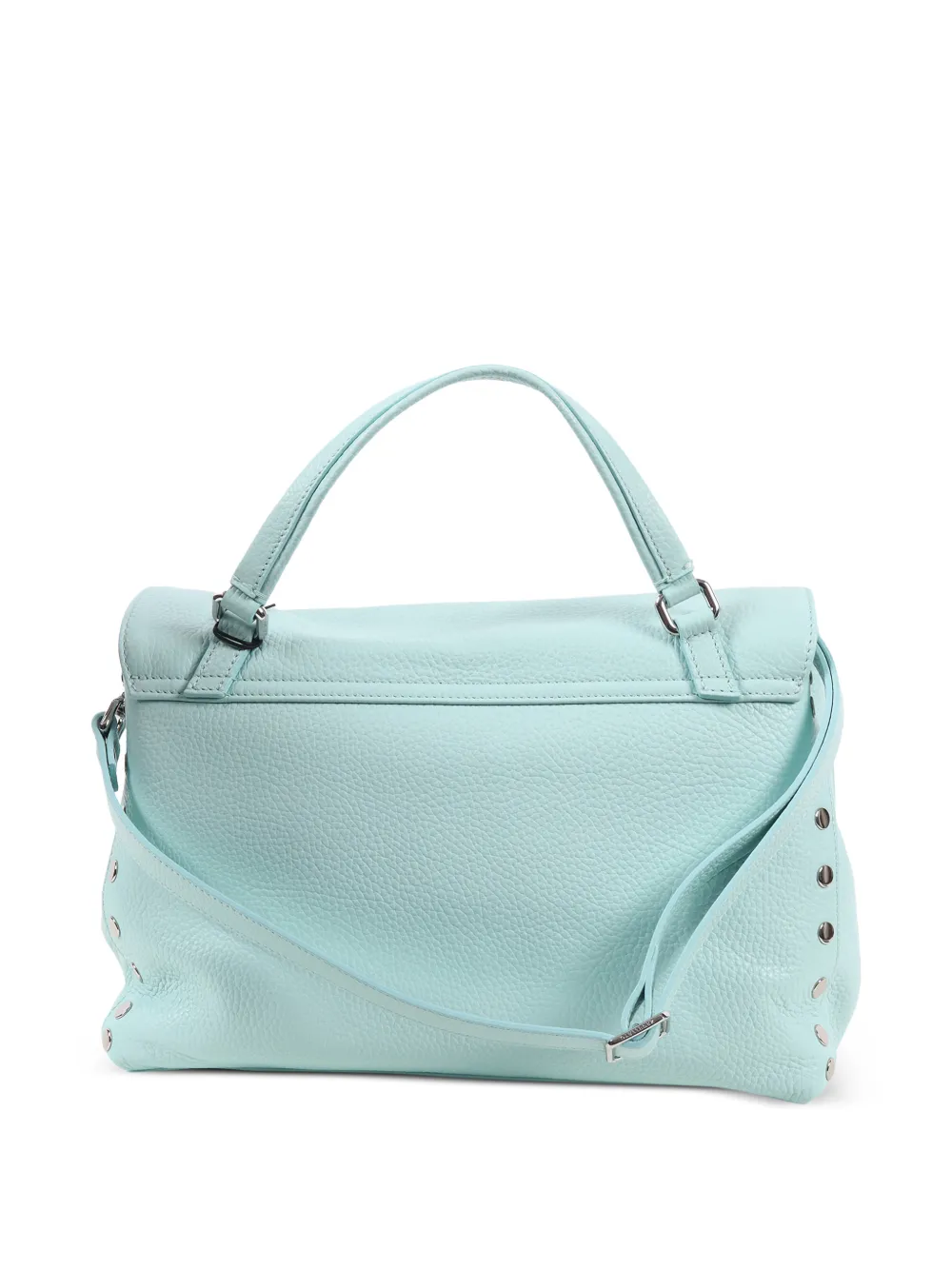 Zanellato Postina shopper verfraaid met studs Blauw
