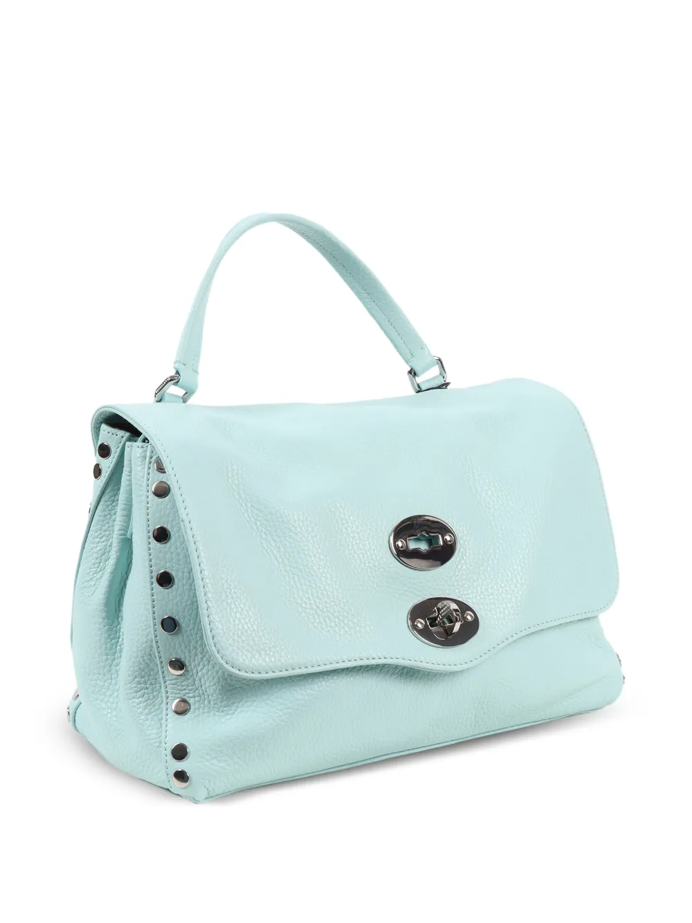 Zanellato Postina shopper verfraaid met studs Blauw
