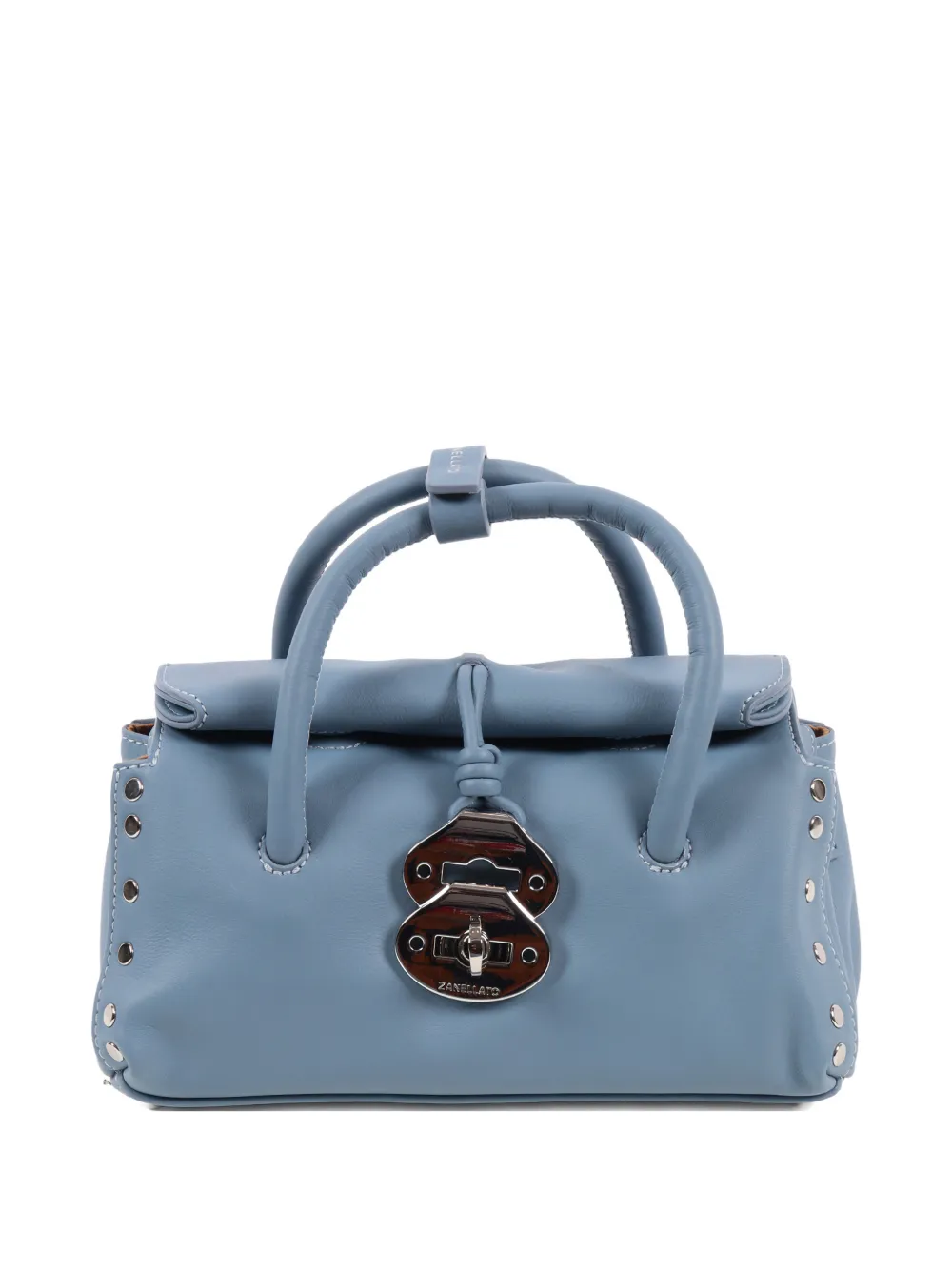 Zanellato Borsa tote DOTTA® in pelle con manico - Blu