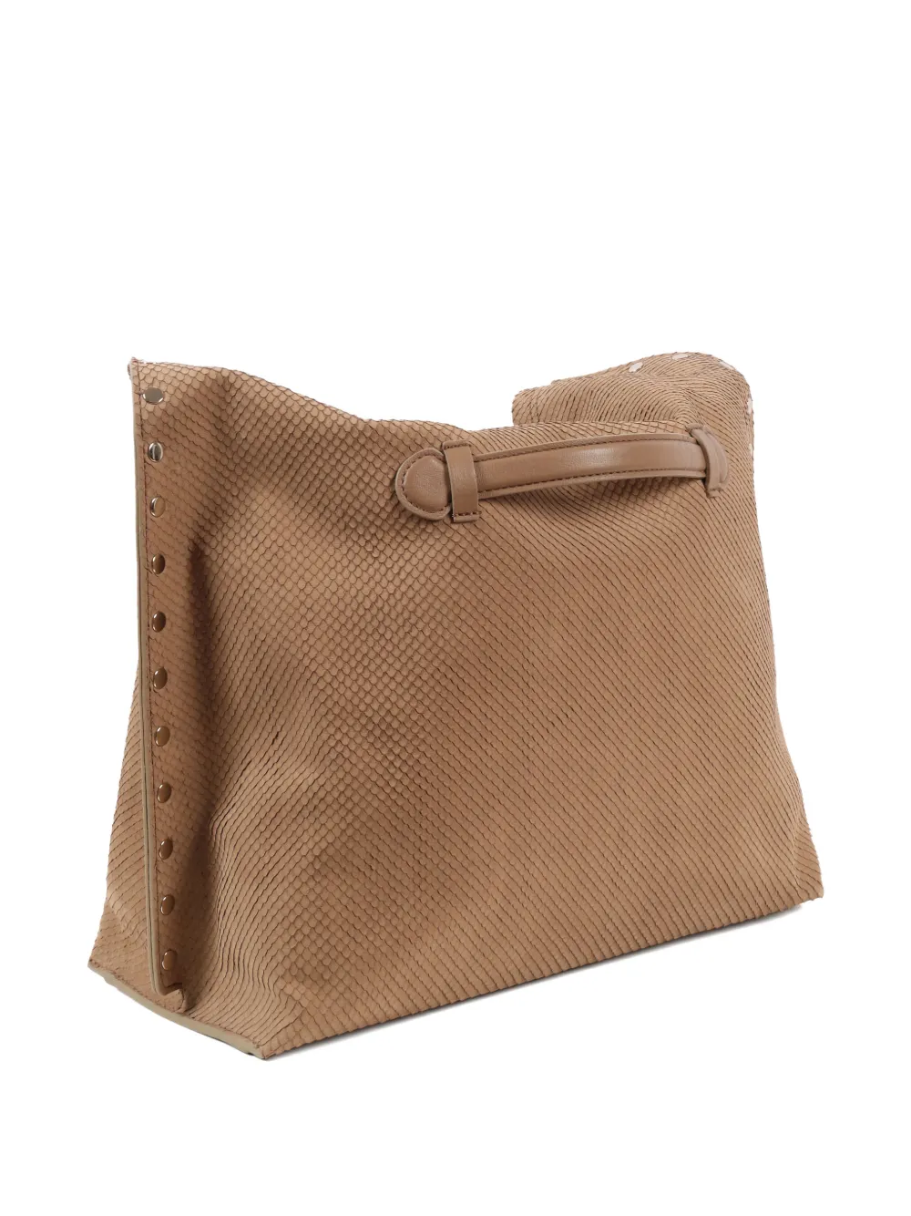 Zanellato A' SPASSO shopper verfraaid met studs Beige