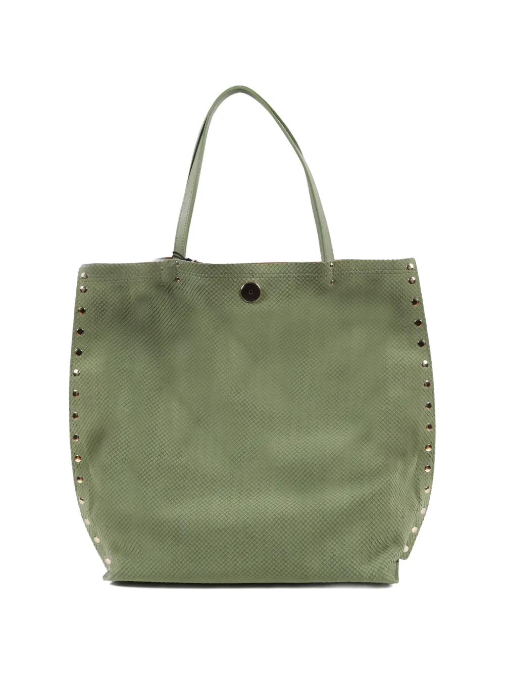  Zanellato A' Spasso® Studded-embellishment Tote Bag - Green 