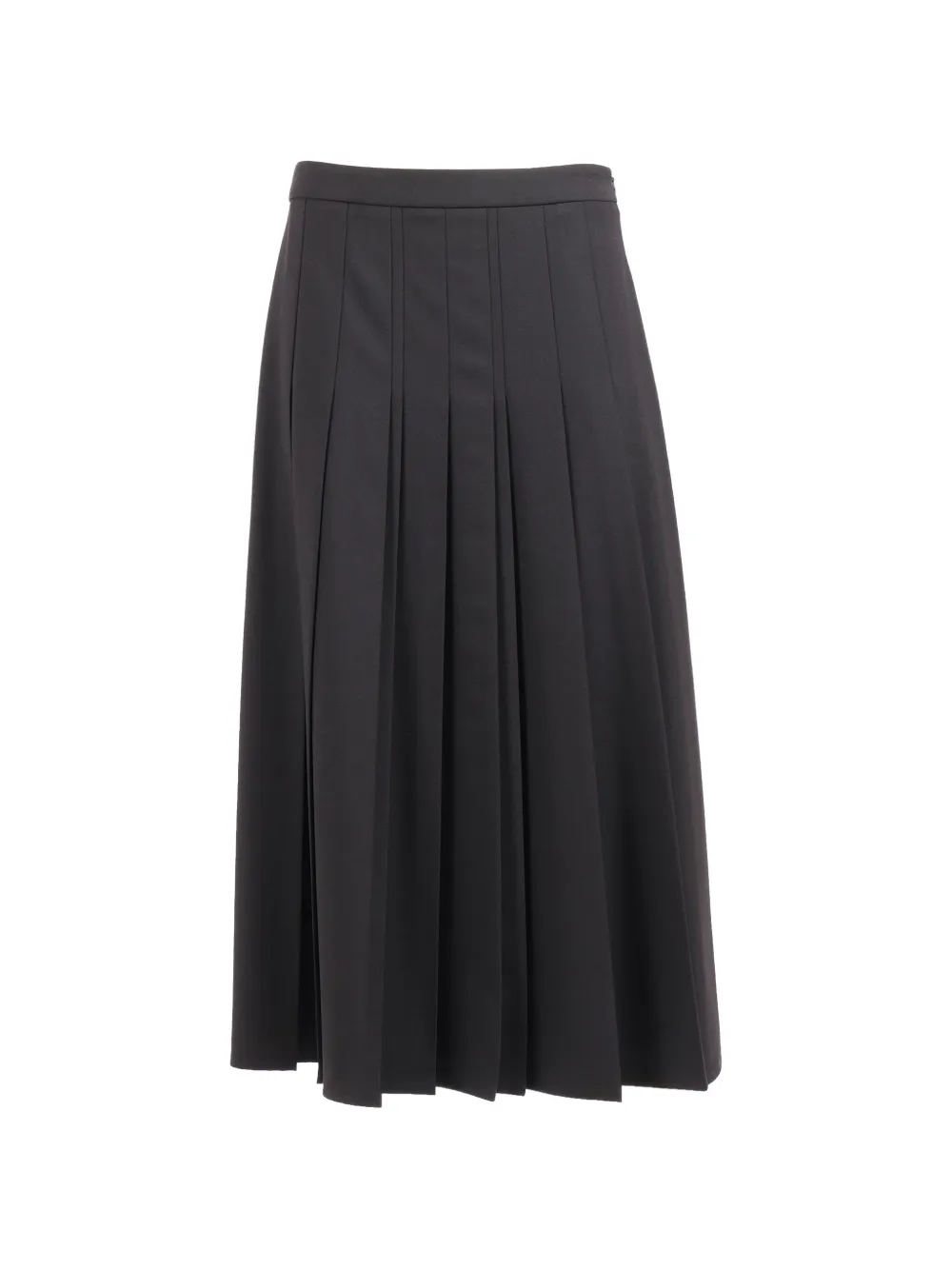 Lorena Antoniazzi pleated midi skirt - Nero