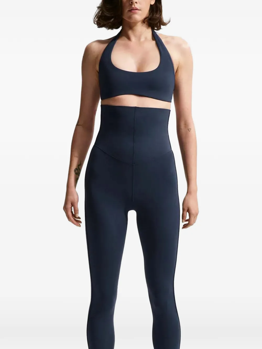  Nike Corpiño Con Cuello Halter - Azul 