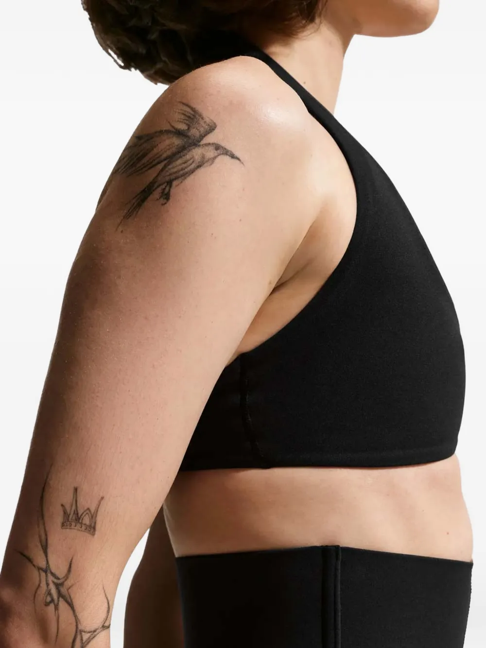 Nike Bralette met halternek Zwart