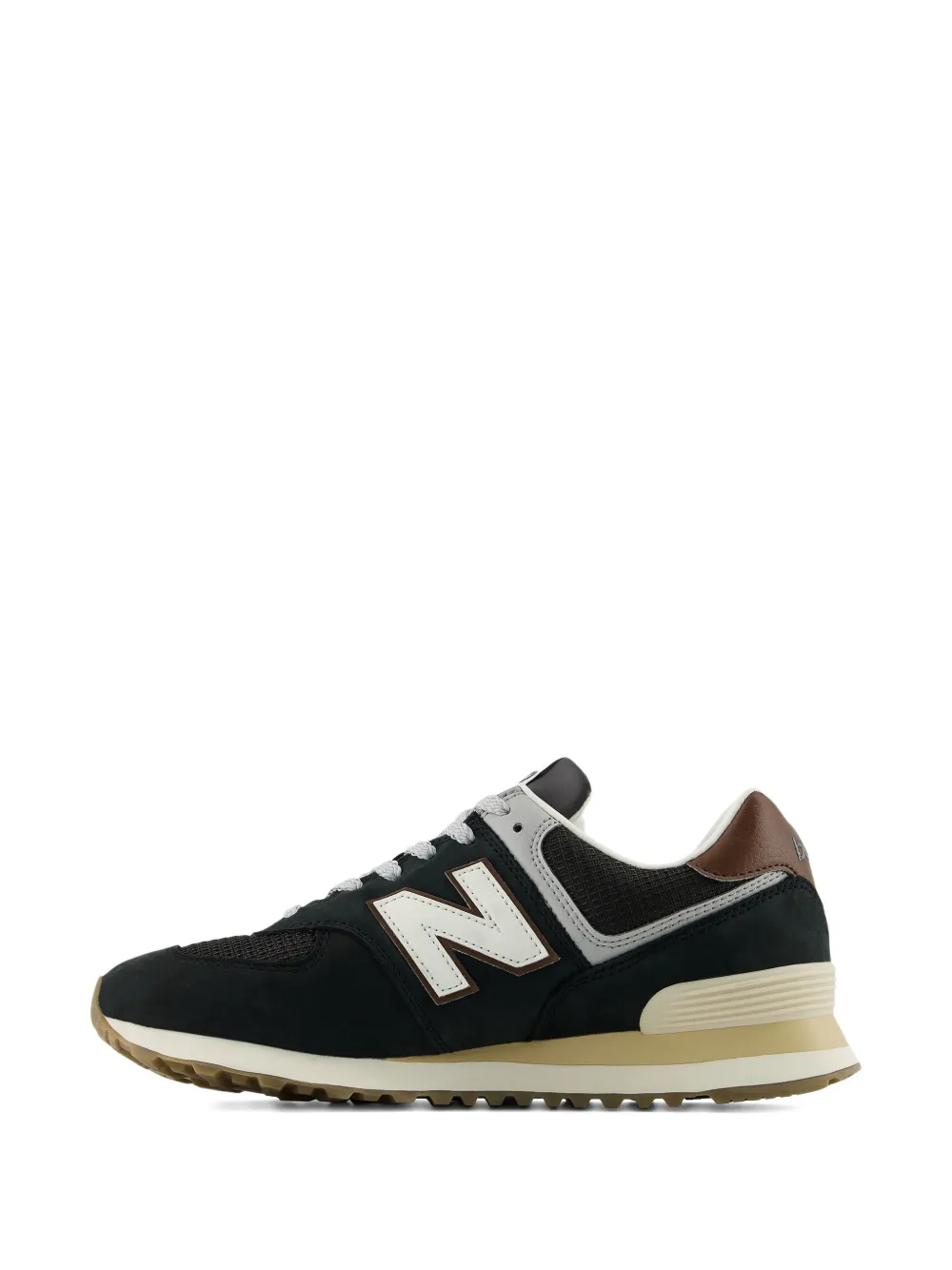 New Balance 574 sneakers met logodetail Bruin