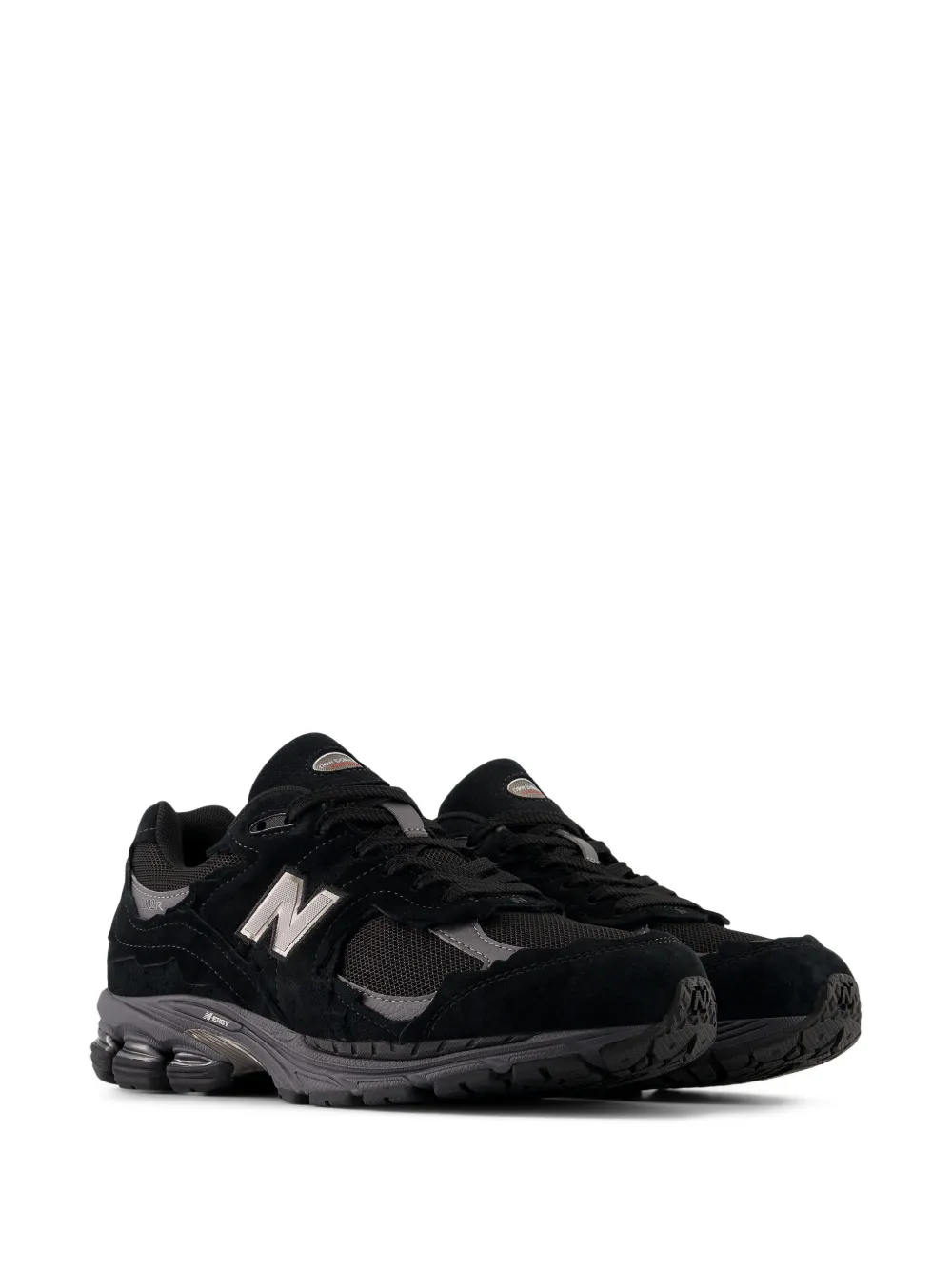 New Balance Sneakers met suède vlakken Zwart