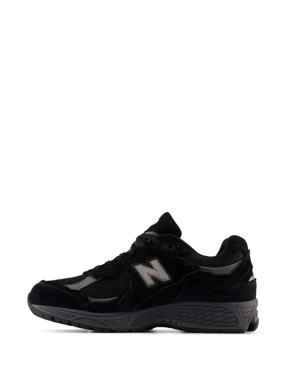 New Balance Sneakers met suède vlakken Zwart