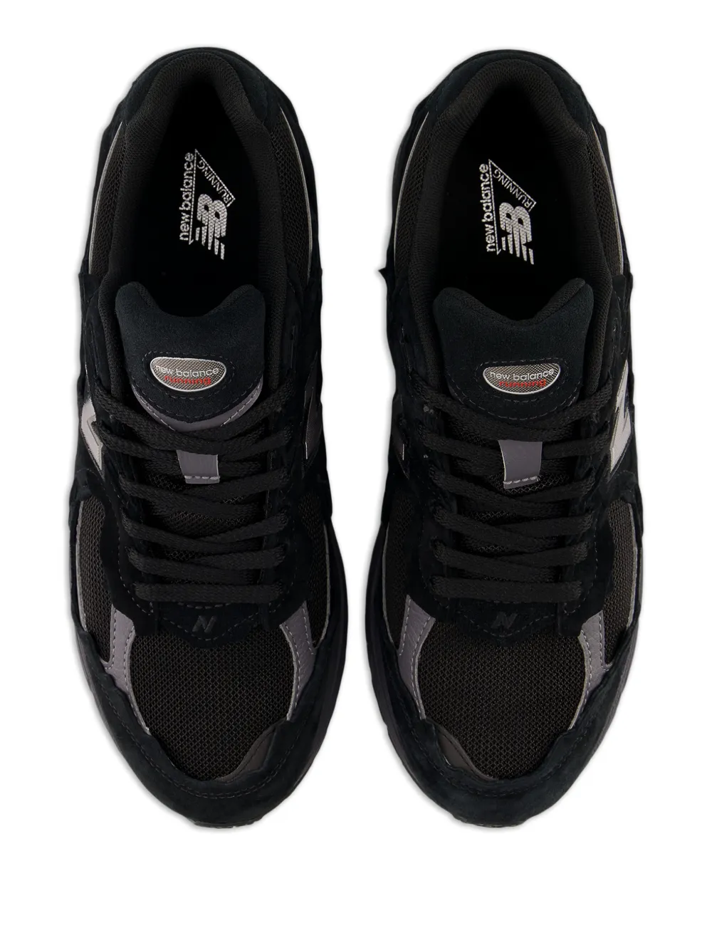 New Balance Sneakers met suède vlakken Zwart