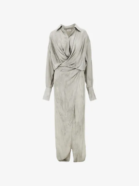 THE ANDAMANE twisted shirt dress