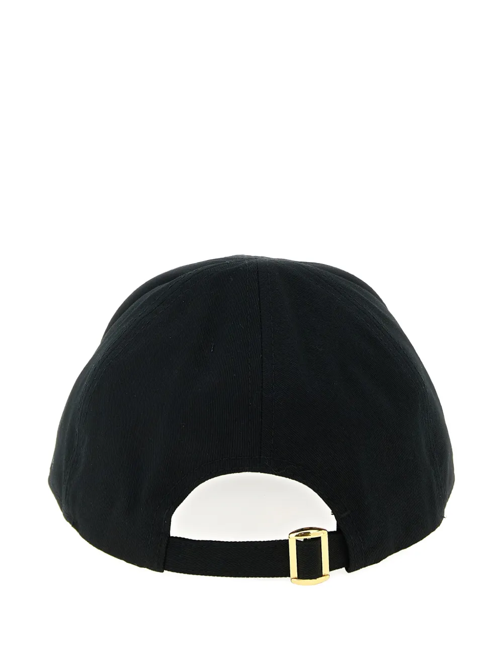 PINKO embroidered logo cap - Zwart