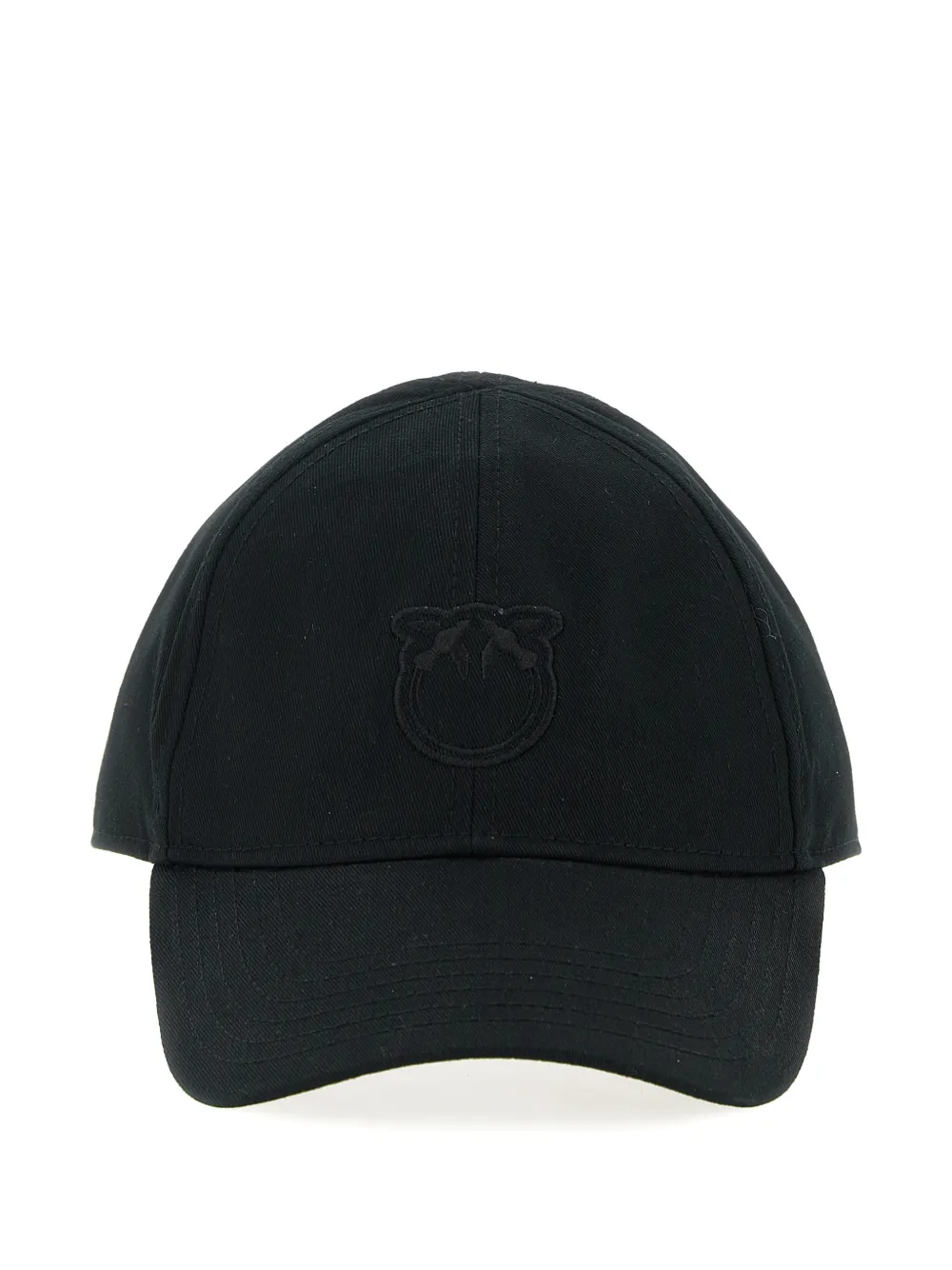 PINKO embroidered logo cap - Nero