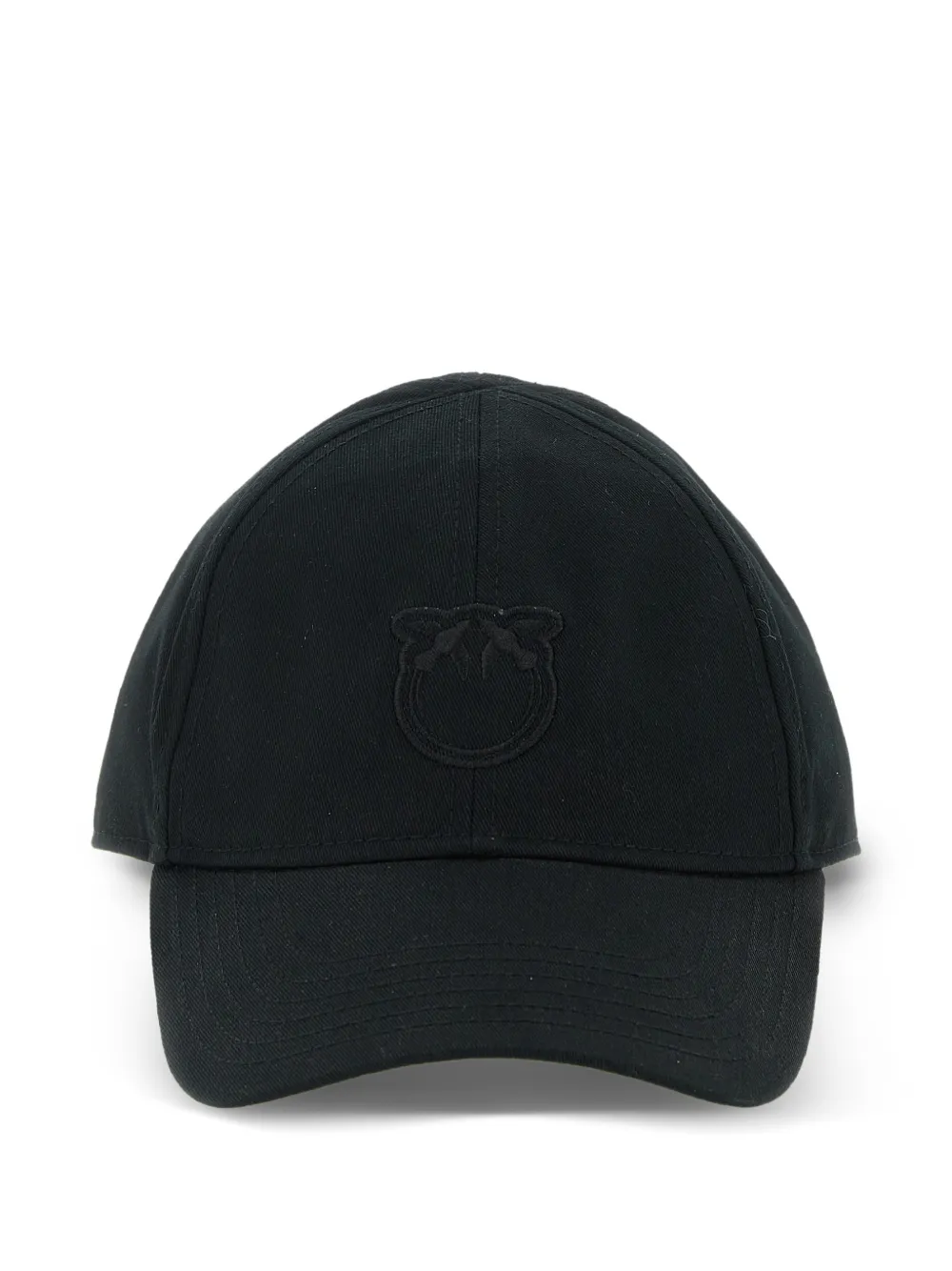 PINKO embroidered logo cap - Schwarz