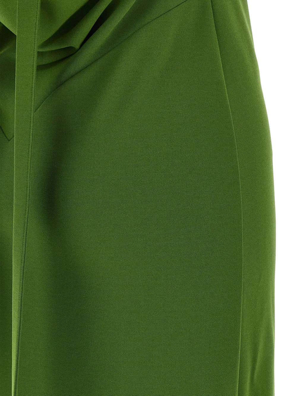 The Attico Asymmetrische maxi-jurk Groen