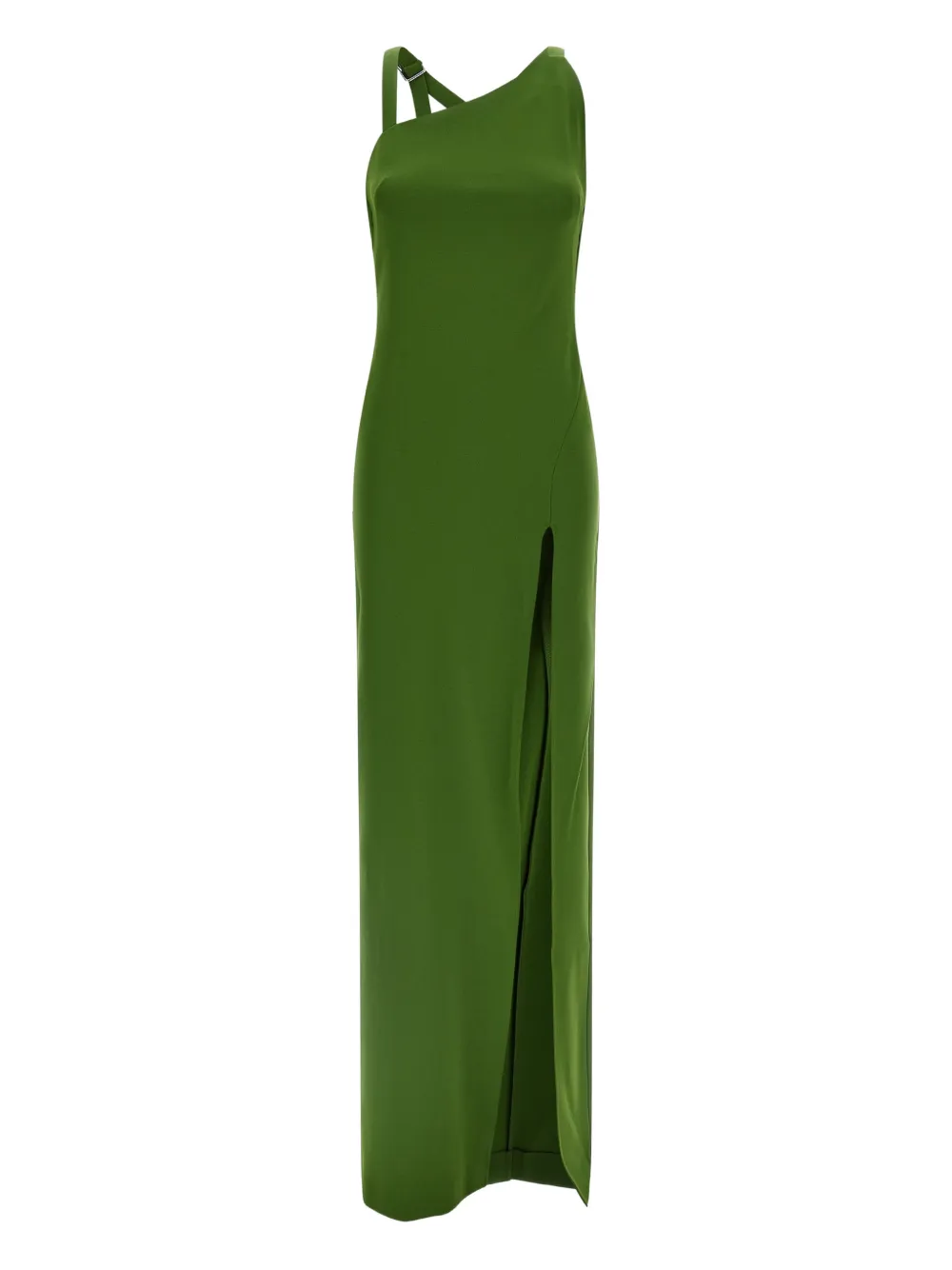The Attico Abito lungo asimmetrico - Verde