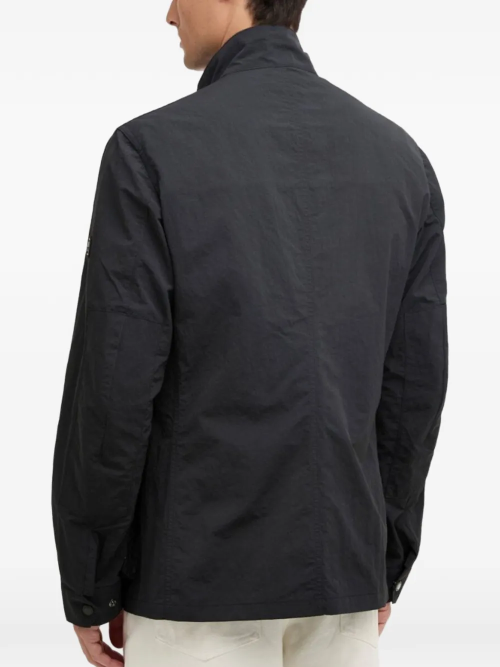  Barbour International Buttoned Chest-pocket Coat - Black 