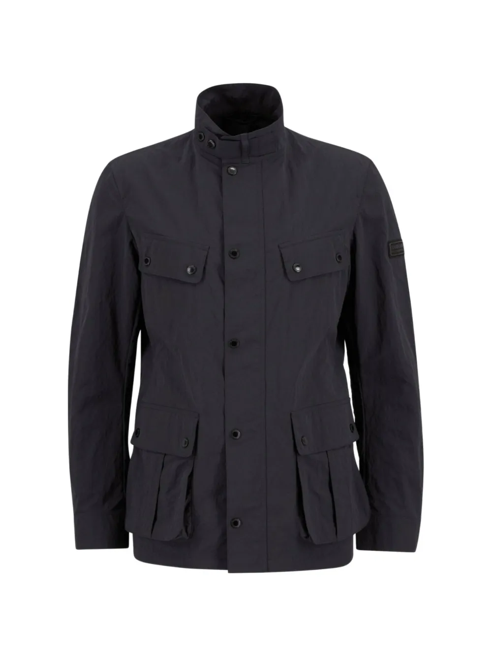 Barbour International buttoned chest-pocket coat - Nero