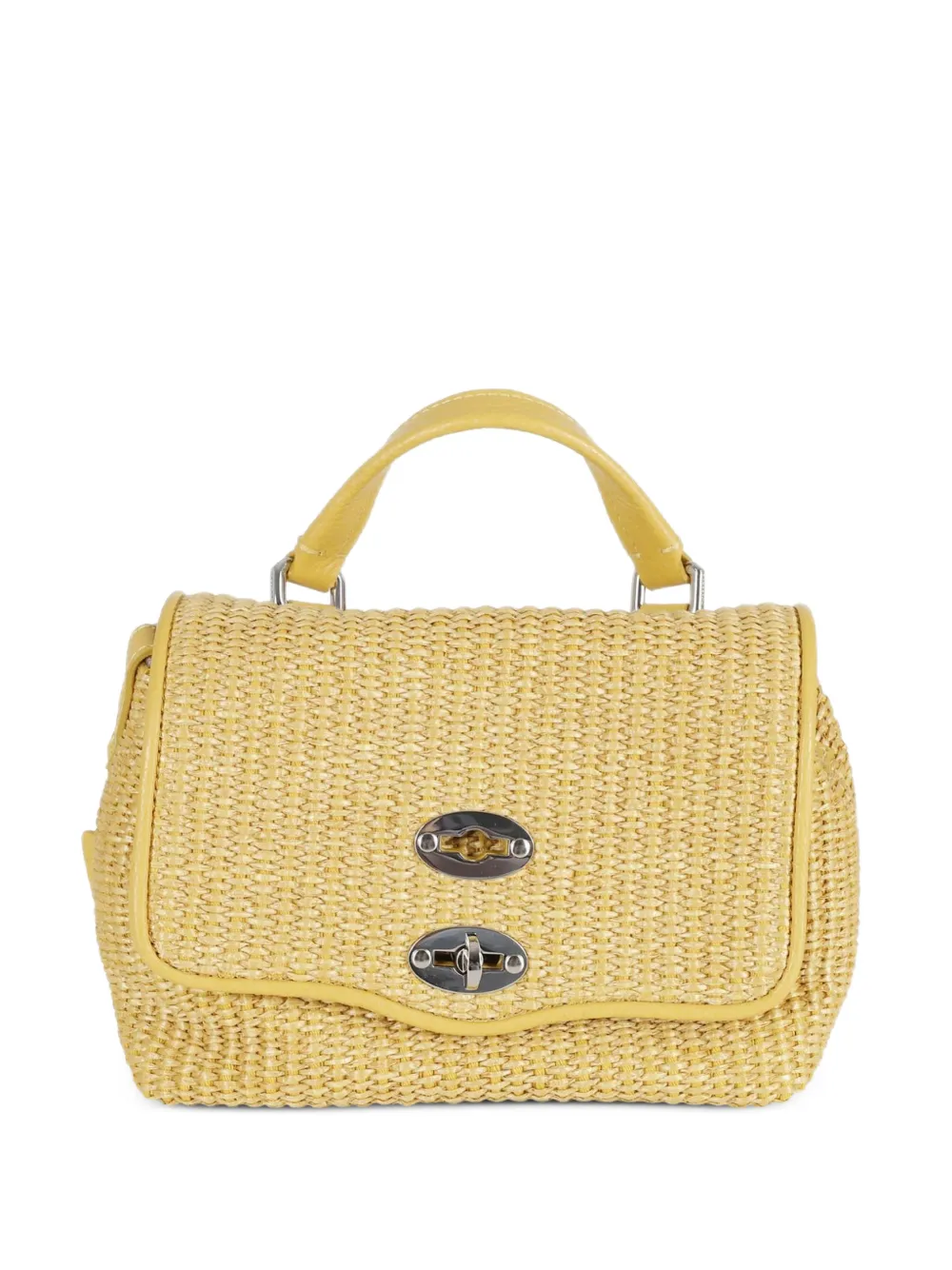 Zanellato Postina woven shoulder bag - Giallo
