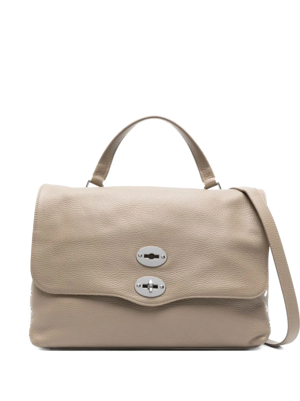 Zanellato small Postina® lock-detail tote bag - Toni neutri